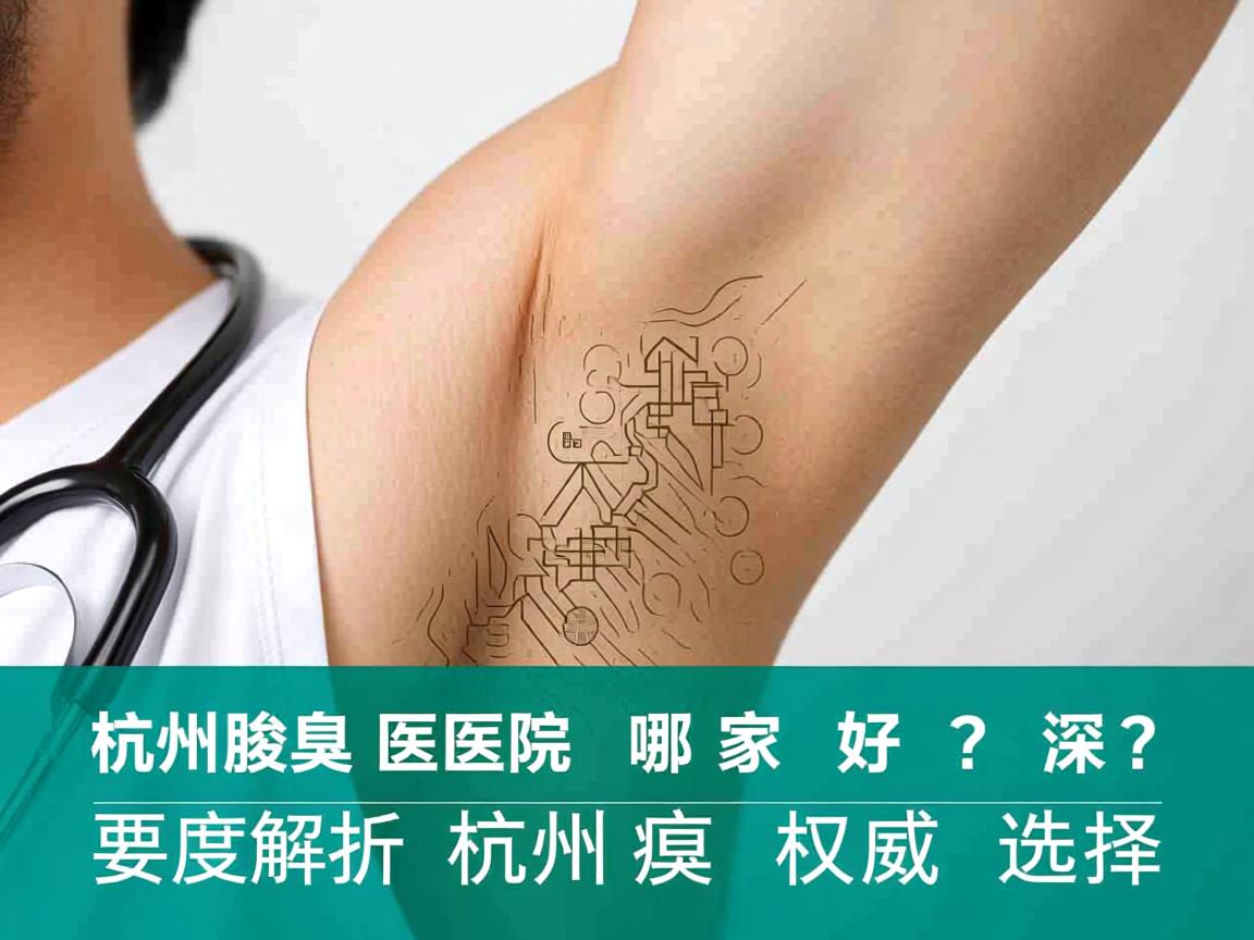 杭州腋臭医院哪家好？深度解析杭州腋臭医院的权威选择
