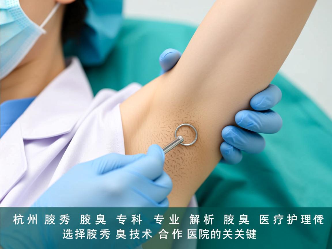 杭州腋秀腋臭专科，专业解析腋臭医疗护理，选择腋秀腋臭技术合作医院的关键