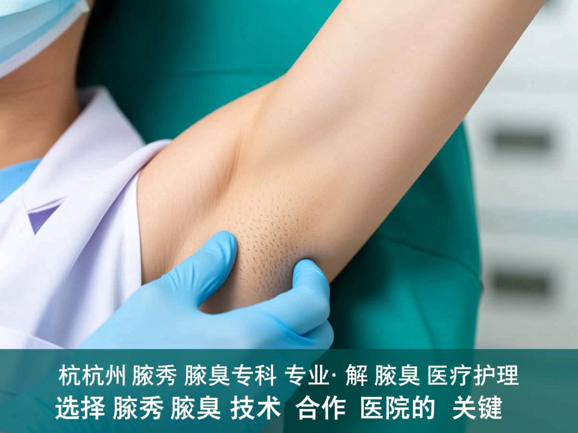 杭州腋秀腋臭专科，专业解析腋臭医疗护理，选择腋秀腋臭技术合作医院的关键