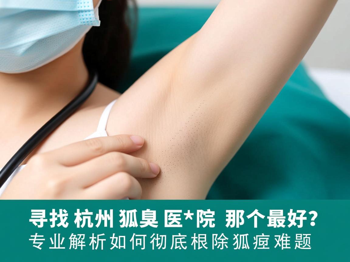 寻找杭州狐臭医院那个最好？专业解析如何彻底根除狐臭难题