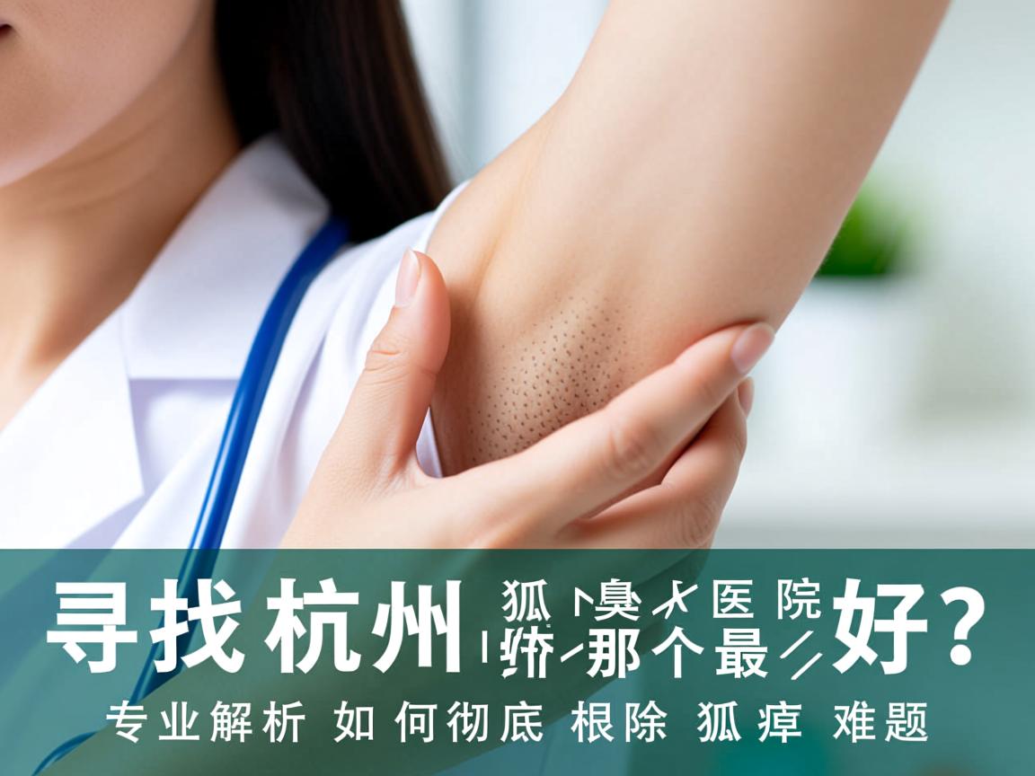 寻找杭州狐臭医院那个最好？专业解析如何彻底根除狐臭难题