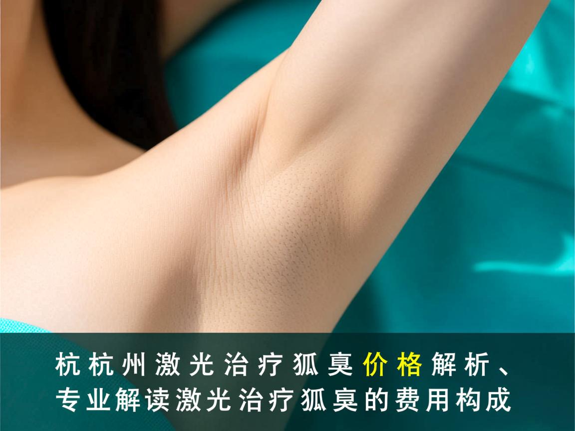 杭州激光治疗狐臭价格解析，专业解读激光治疗狐臭的费用构成