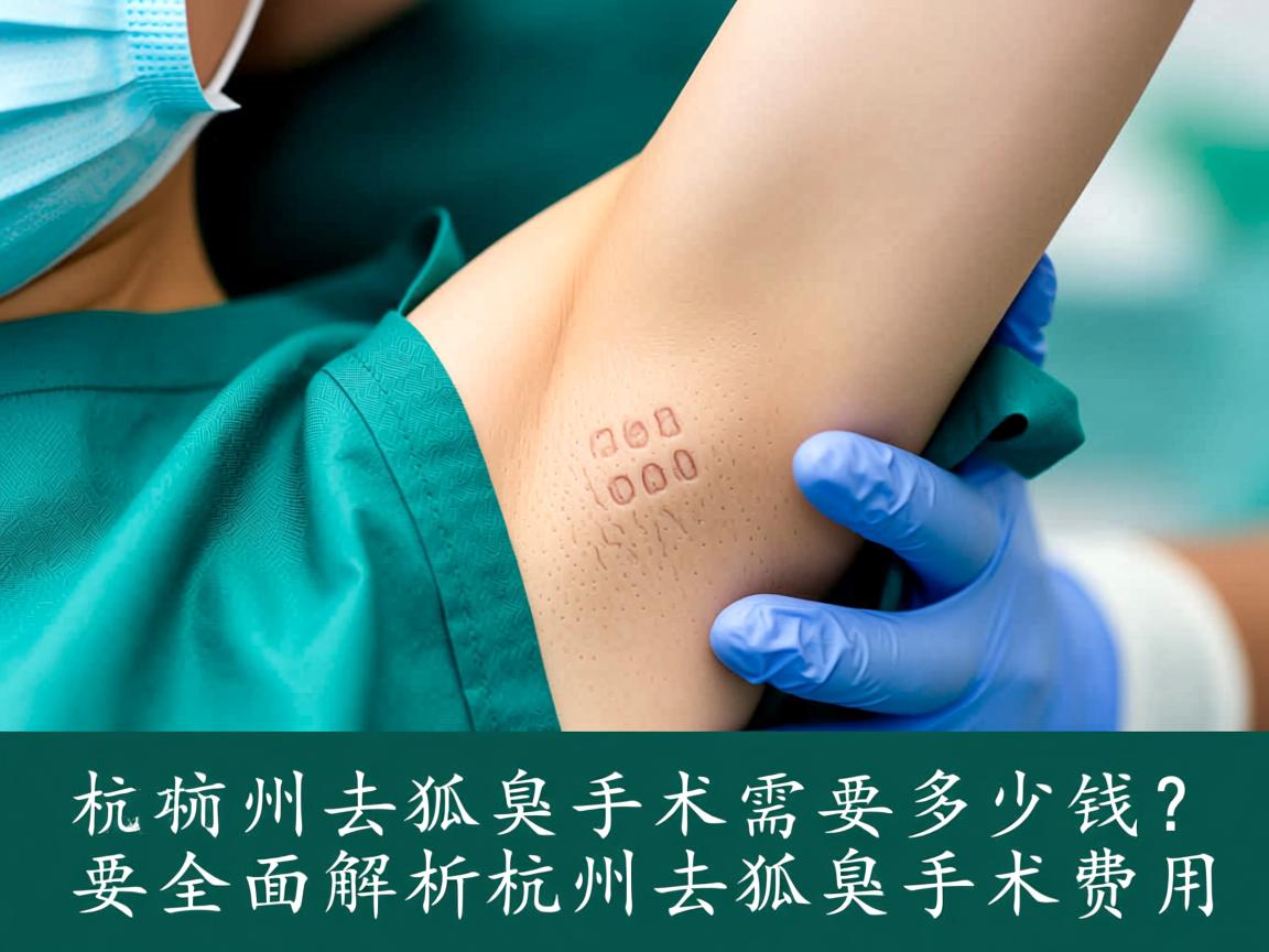 杭州去狐臭手术需要多少钱？全面解析杭州去狐臭手术费用