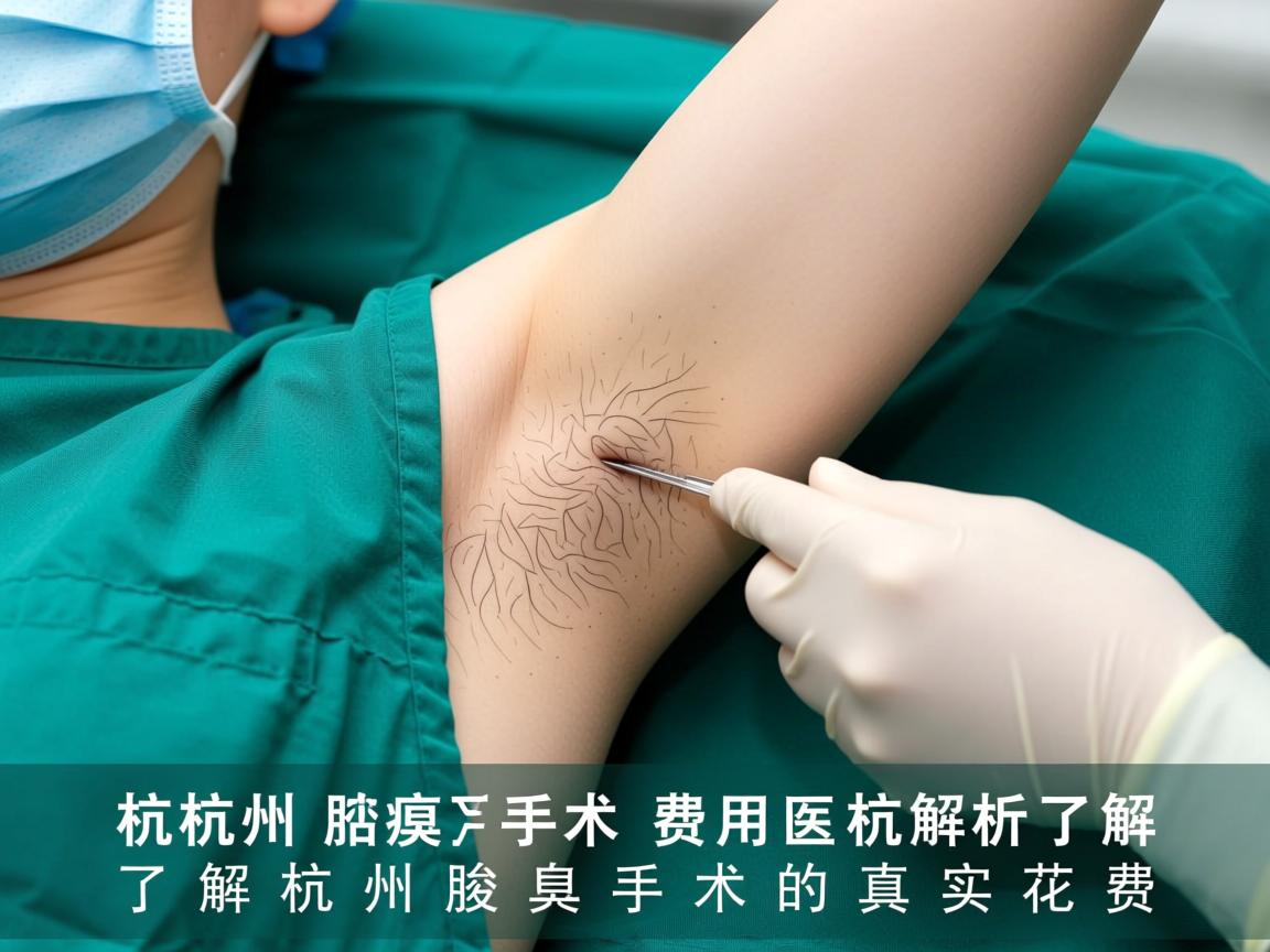 杭州腋臭手术费用解析,了解杭州腋臭手术的真实花费 杭州腋臭手术费用解析,了解杭州腋臭手术的真实花费