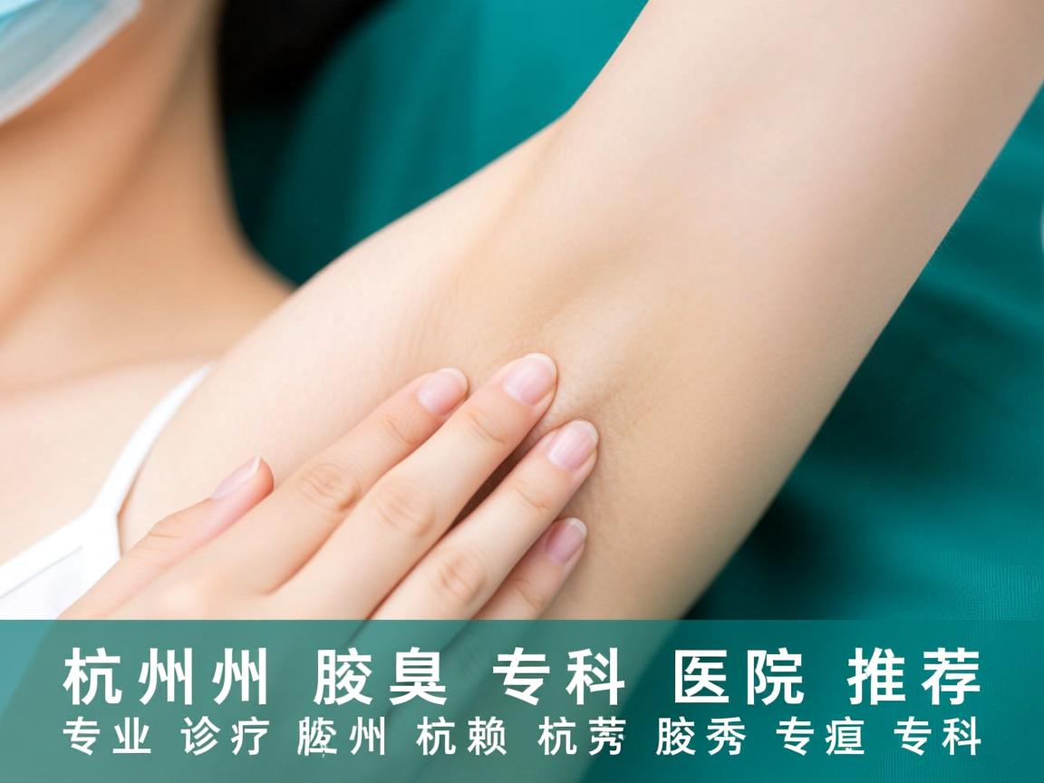杭州腋臭专科医院推荐，专业诊疗腋臭，信赖杭州腋秀腋臭专科