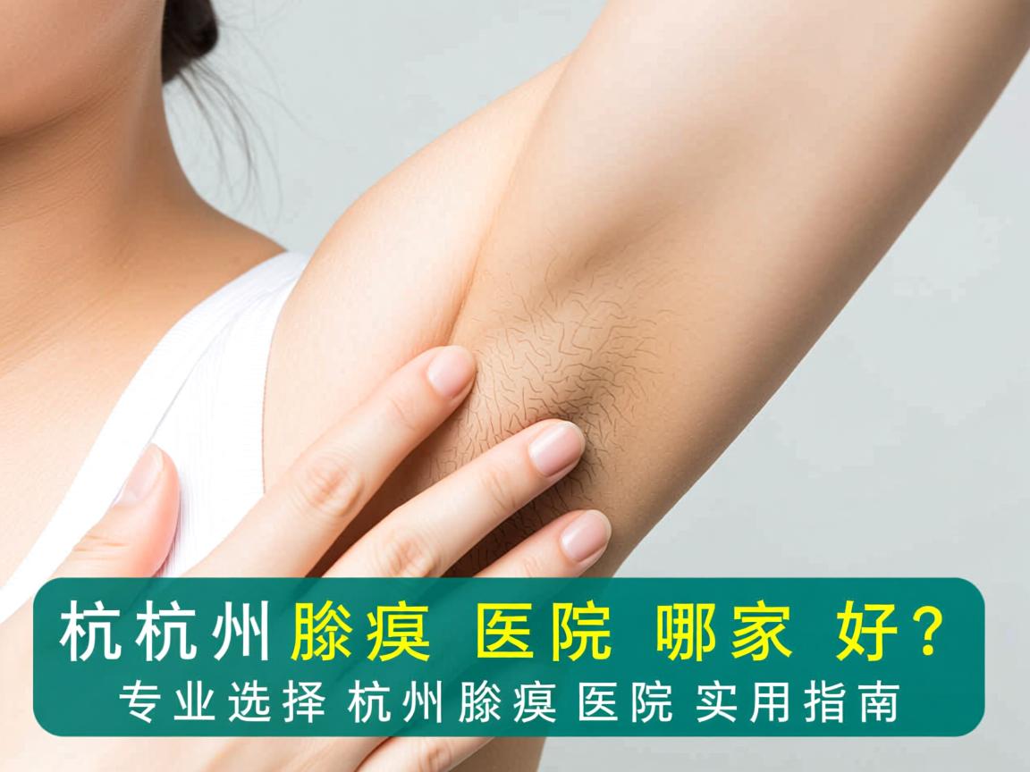 杭州腋臭医院哪家好？专业选择杭州腋臭医院的实用指南