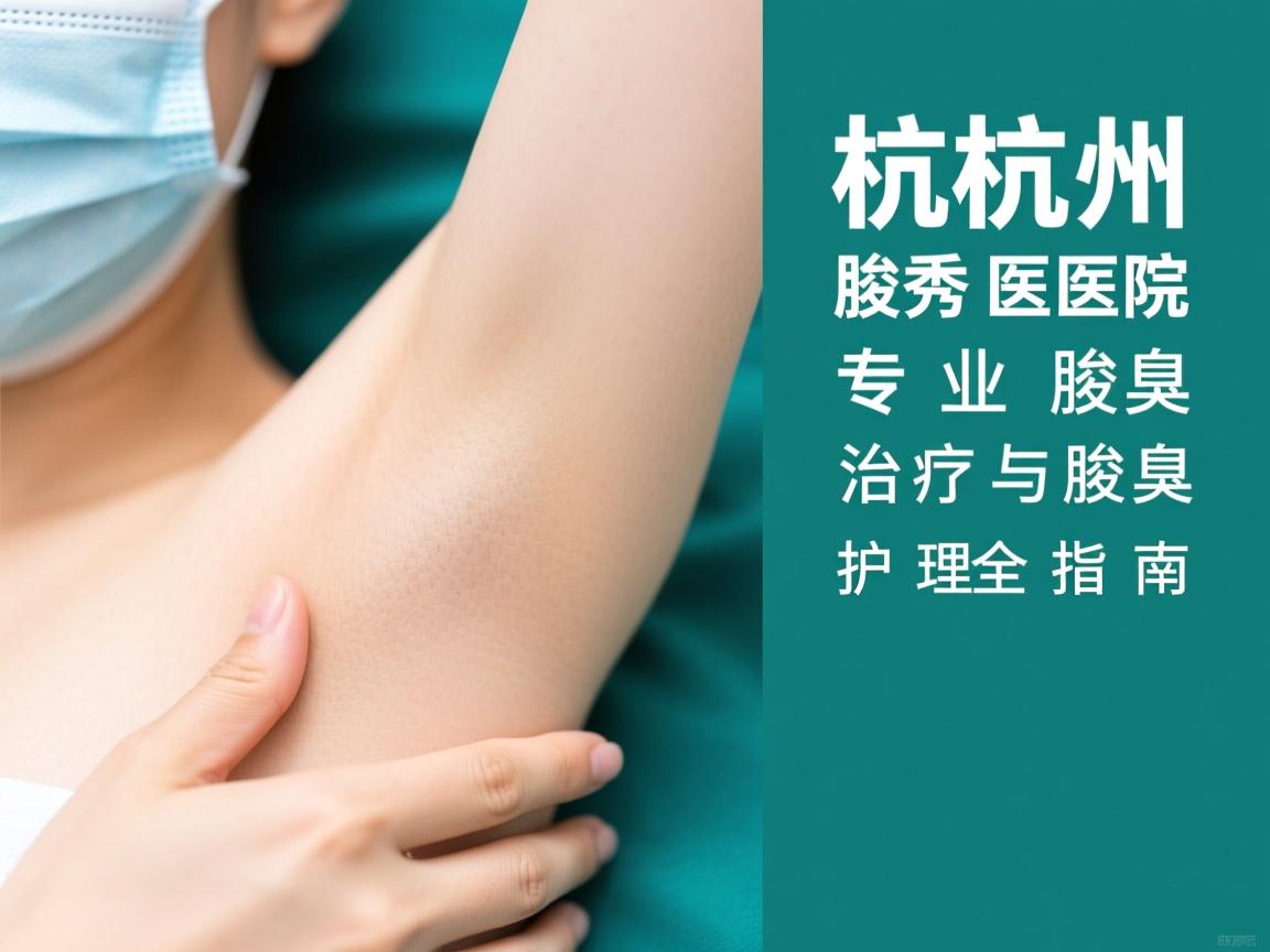 杭州腋秀医院专业解析，腋臭治疗与腋臭护理全指南