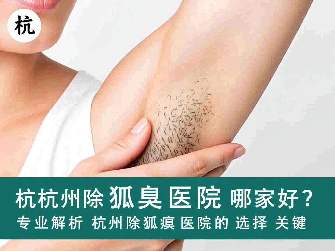 杭州除狐臭医院哪家好？专业解析杭州除狐臭医院的选择关键