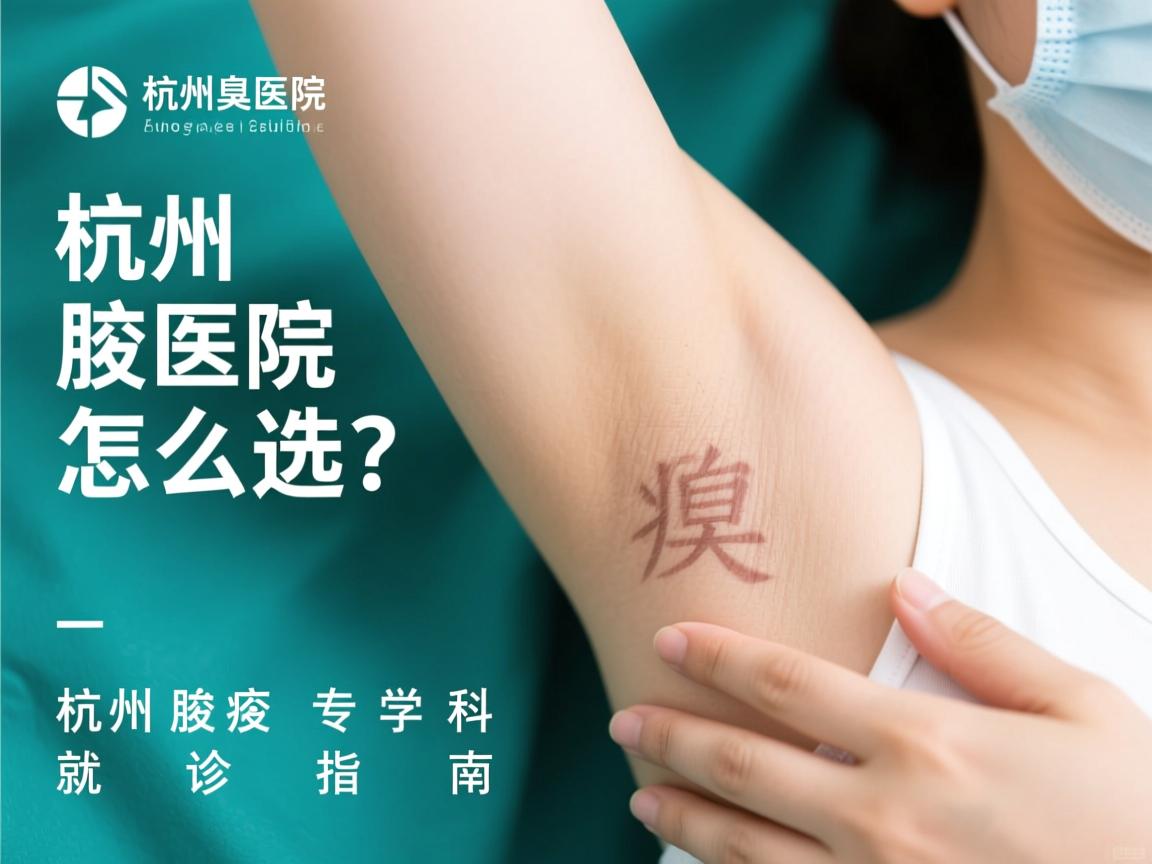 杭州腋臭医院怎么选？杭州腋臭专科就诊指南