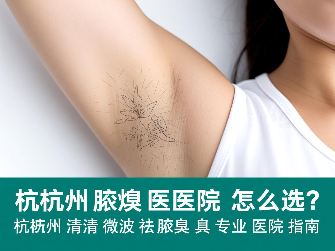 杭州腋臭医院怎么选？杭州清新微波祛腋臭专业医院指南