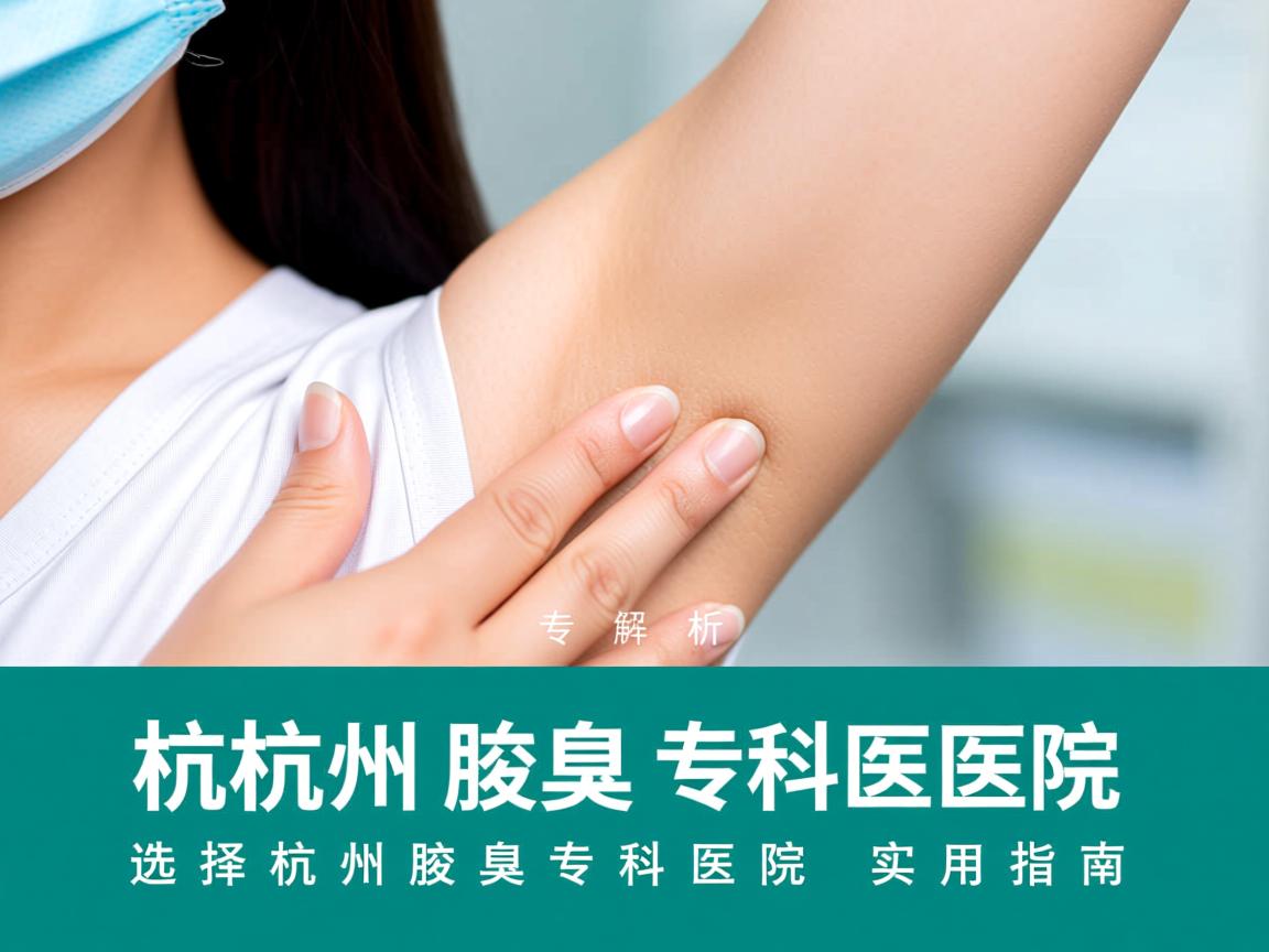 杭州腋臭专科医院解析，选择杭州腋臭专科医院的实用指南