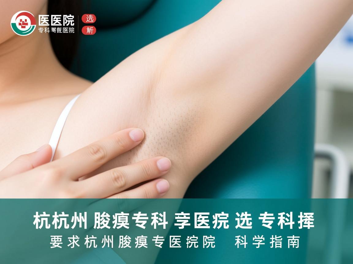 杭州腋臭专科医院解析，选择杭州腋臭专科医院的科学指南