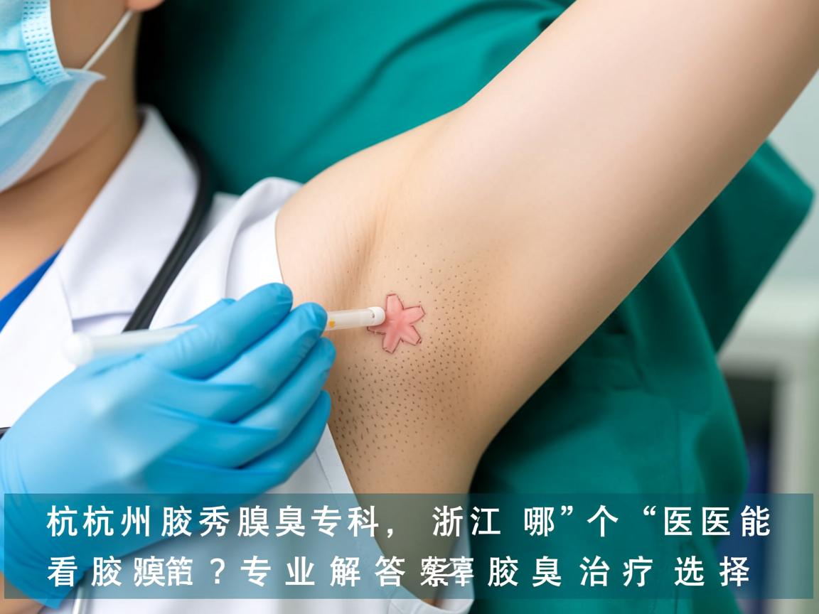 杭州腋秀腋臭专科，浙江哪个医院能看腋臭？专业解答腋臭治疗选择