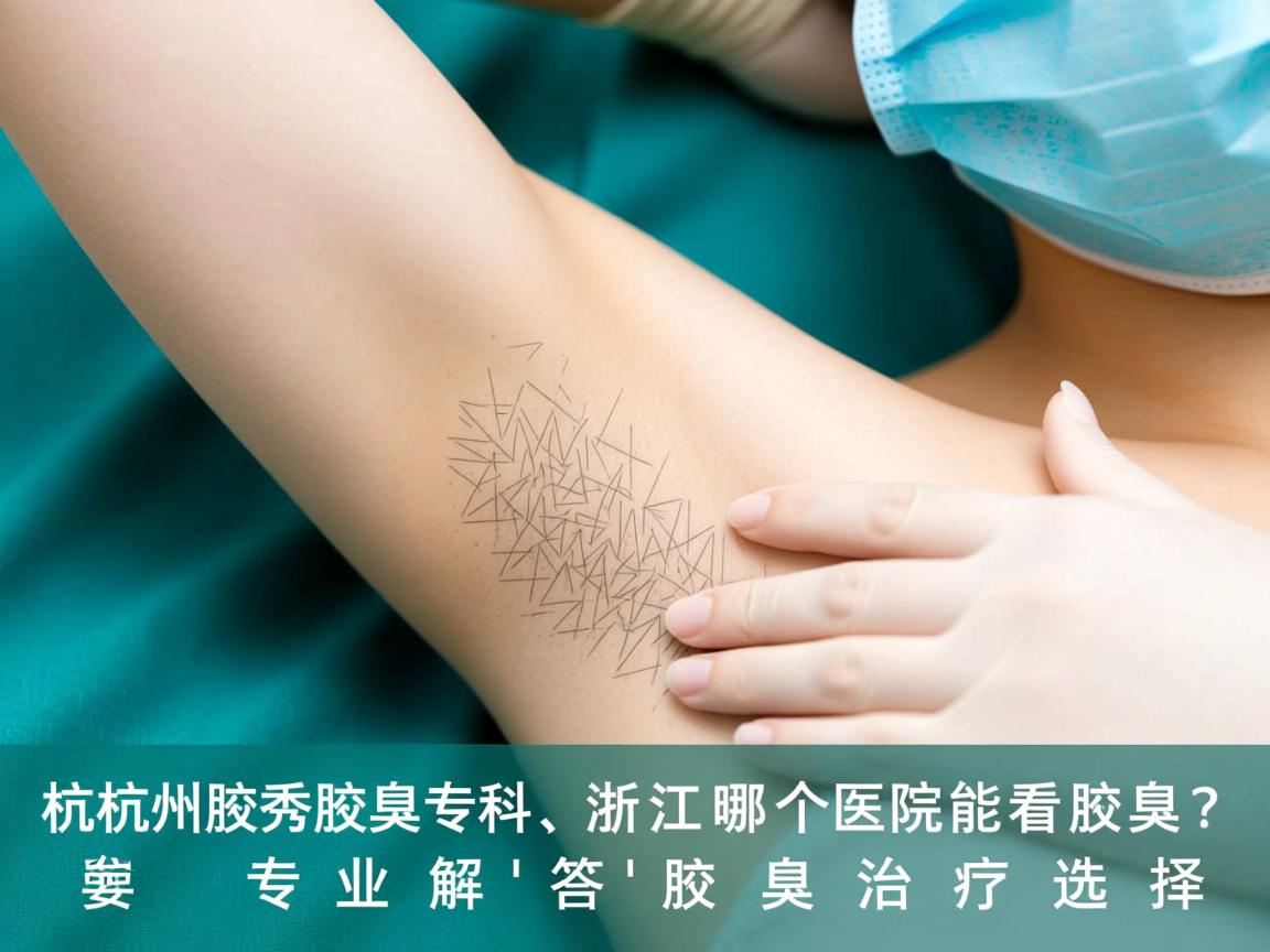 杭州腋秀腋臭专科，浙江哪个医院能看腋臭？专业解答腋臭治疗选择
