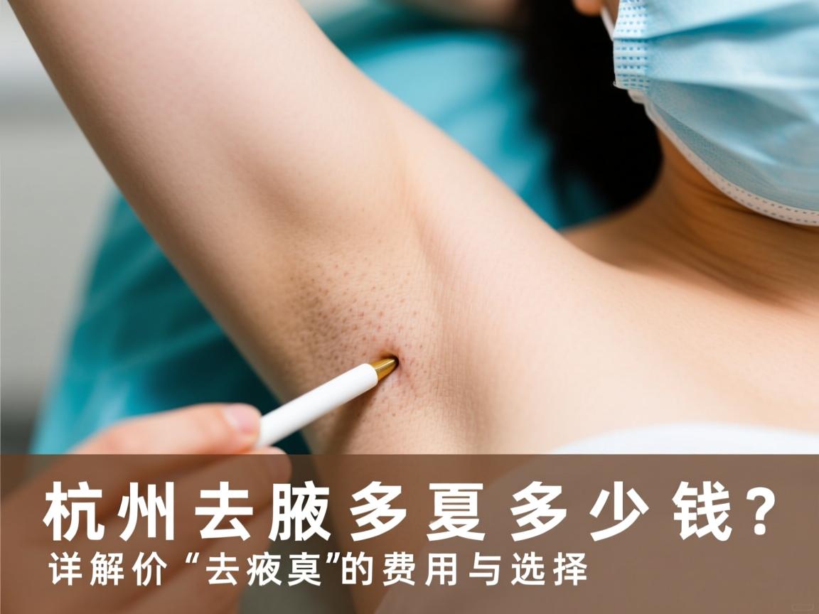 杭州去腋臭多少钱？详解杭州去腋臭的费用与选择