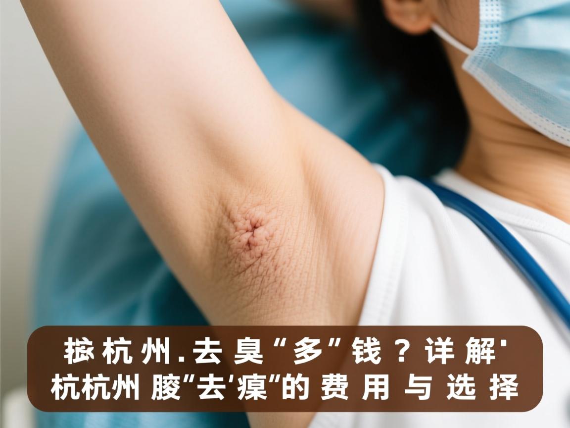 杭州去腋臭多少钱？详解杭州去腋臭的费用与选择