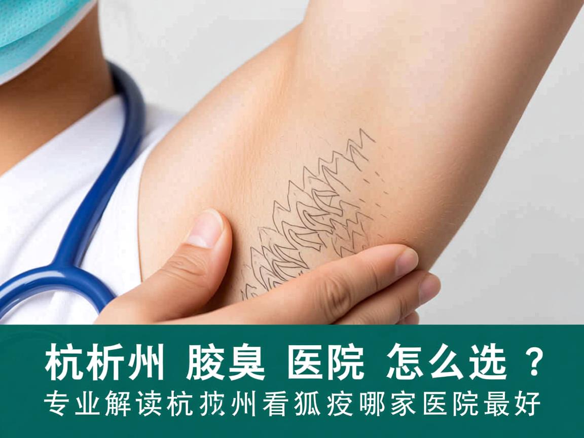 杭州腋臭医院怎么选？专业解读杭州看狐臭哪家医院最好