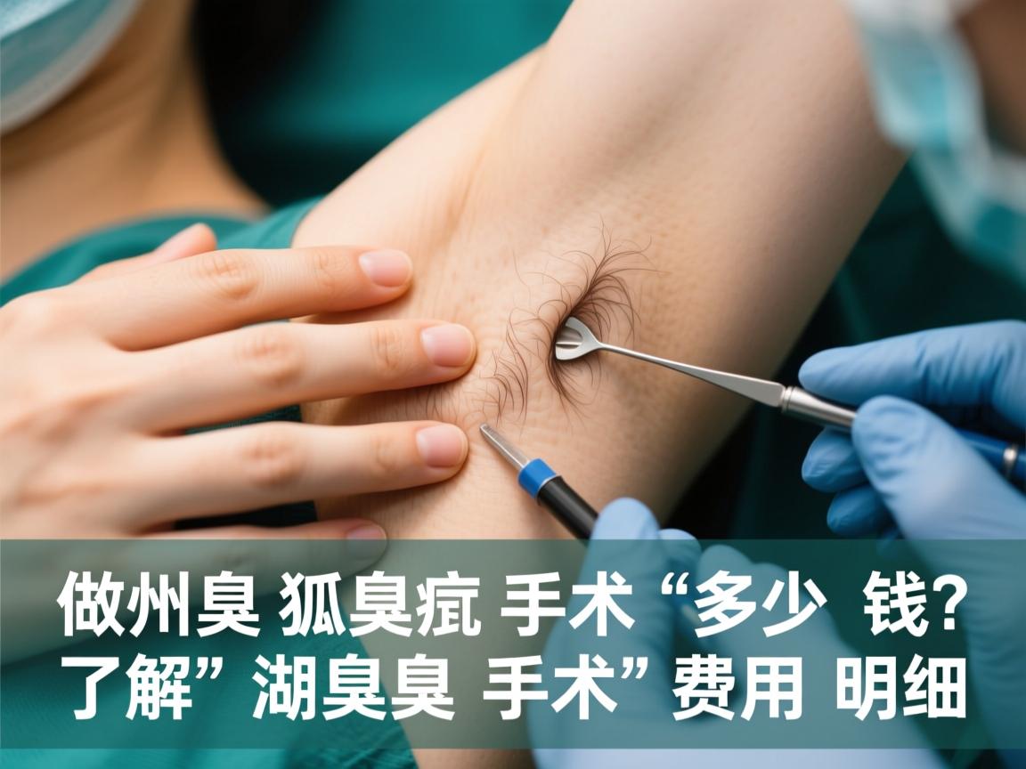 在湖州做狐臭手术多少钱？了解湖臭手术费用明细
