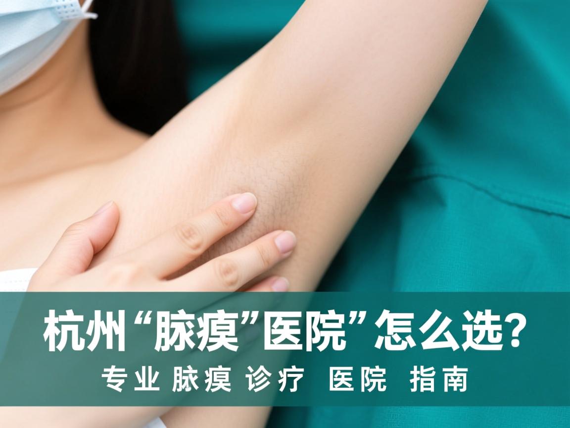 杭州腋臭医院怎么选？专业腋臭诊疗医院指南