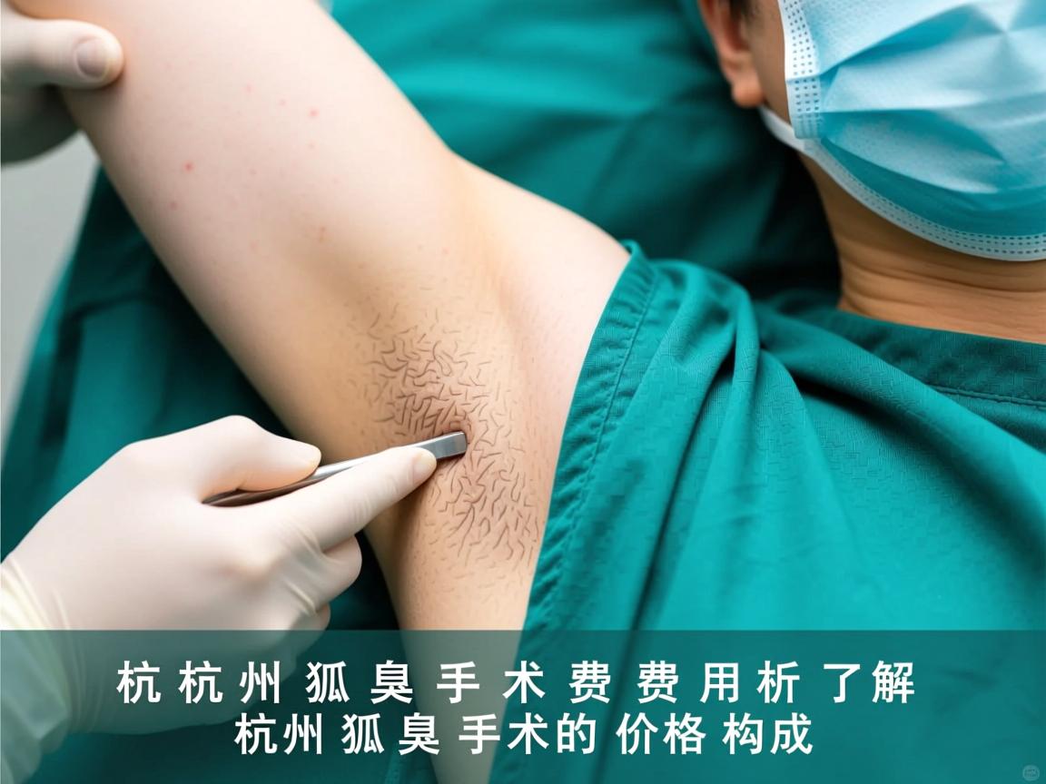 杭州狐臭手术费用解析，了解杭州狐臭手术的价格构成