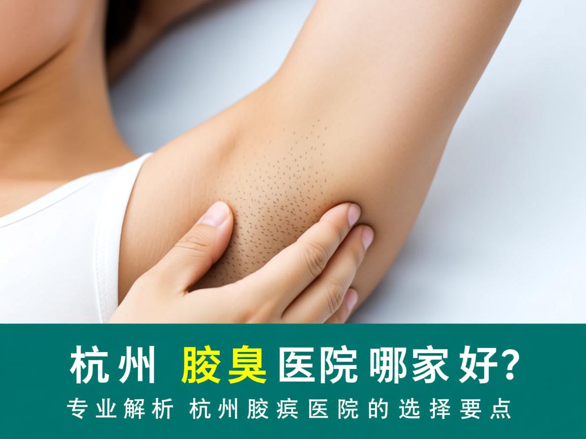 杭州腋臭医院哪家好？专业解析杭州腋臭医院的选择要点
