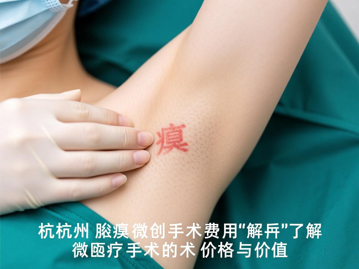杭州腋臭微创手术费用解析，了解腋臭微创手术的价格与价值