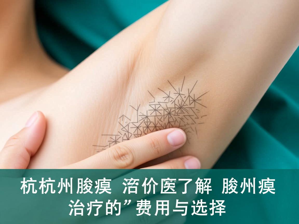 杭州腋臭治疗价格解析，了解杭州腋臭治疗的费用与选择
