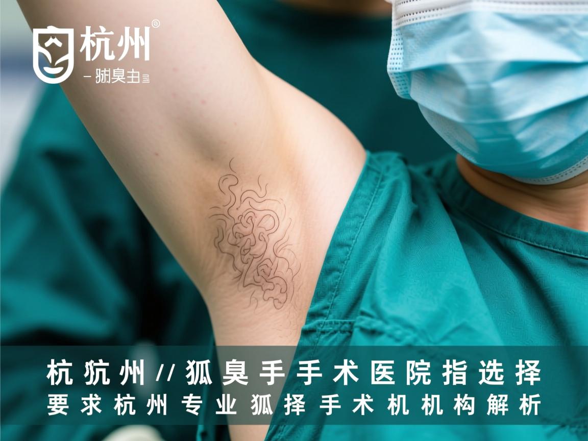 杭州狐臭手术医院选择指南，杭州专业狐臭手术机构解析