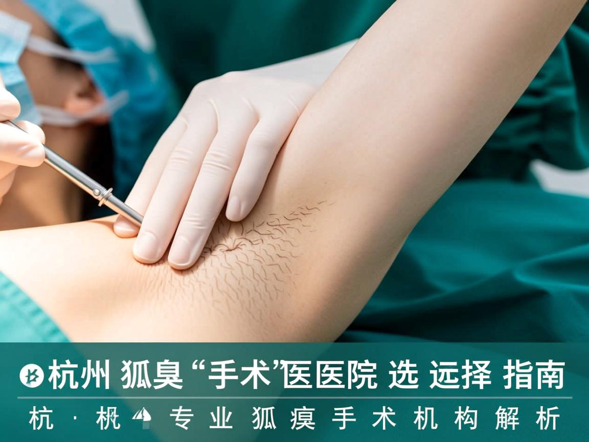 杭州狐臭手术医院选择指南，杭州专业狐臭手术机构解析