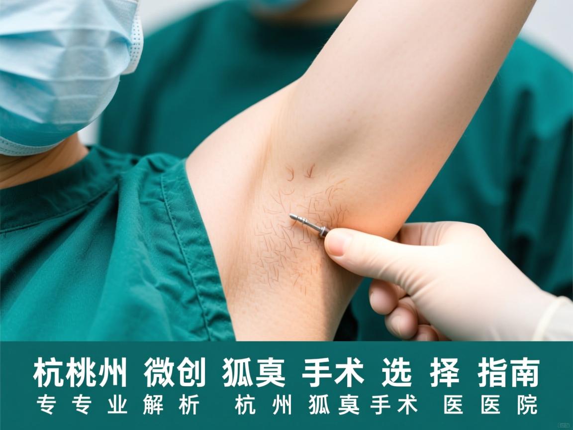 杭州微创狐臭手术选择指南，专业解析杭州狐臭手术医院