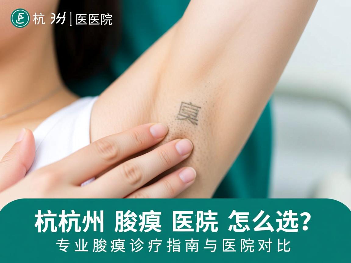 杭州腋臭医院怎么选？专业腋臭诊疗指南与医院对比