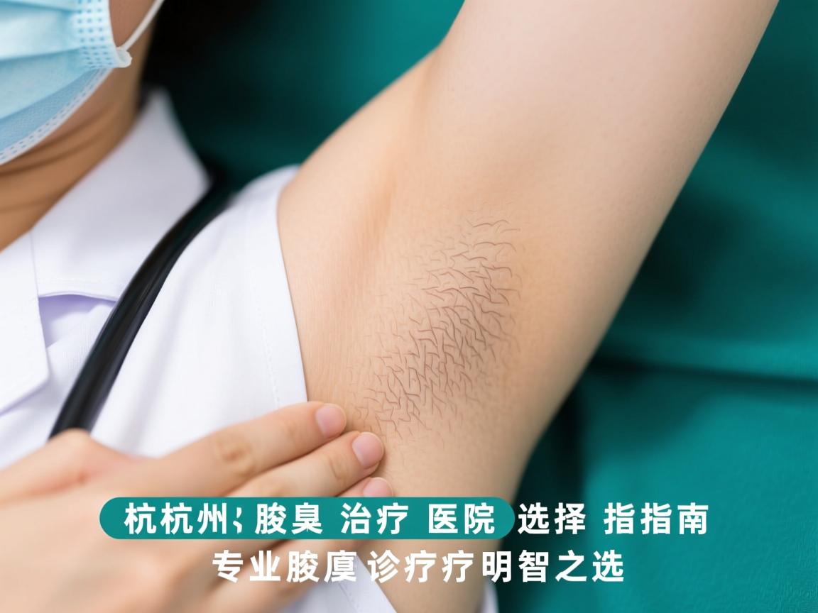 杭州腋臭治疗医院选择指南，专业腋臭诊疗的明智之选