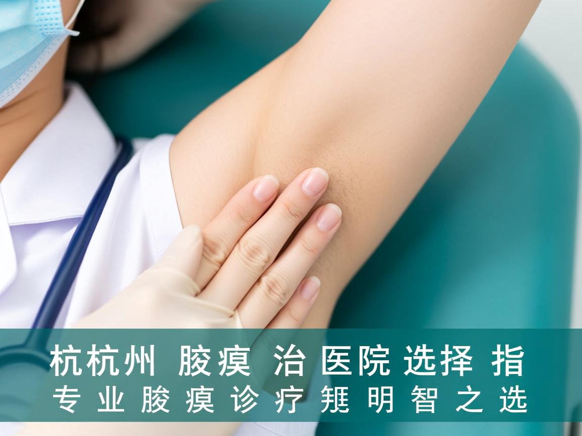 杭州腋臭治疗医院选择指南，专业腋臭诊疗的明智之选