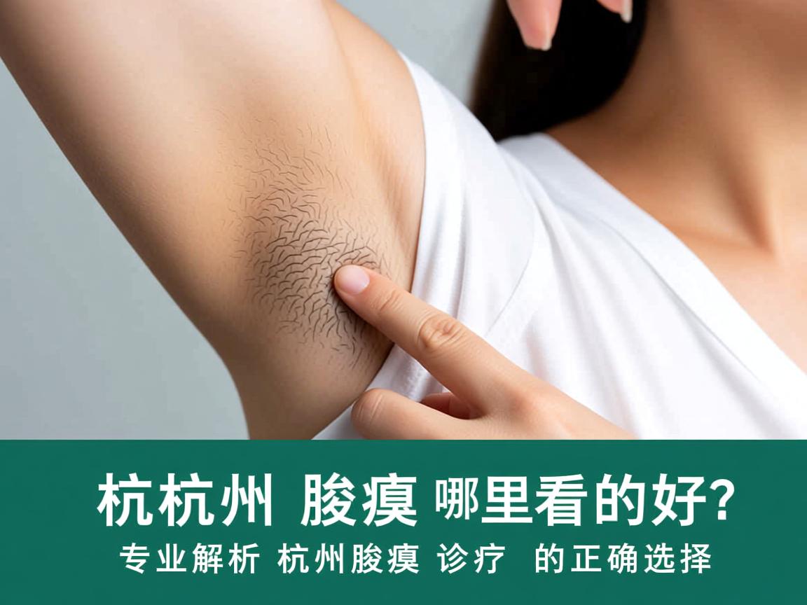 杭州腋臭哪里看的好？专业解析杭州腋臭诊疗的正确选择