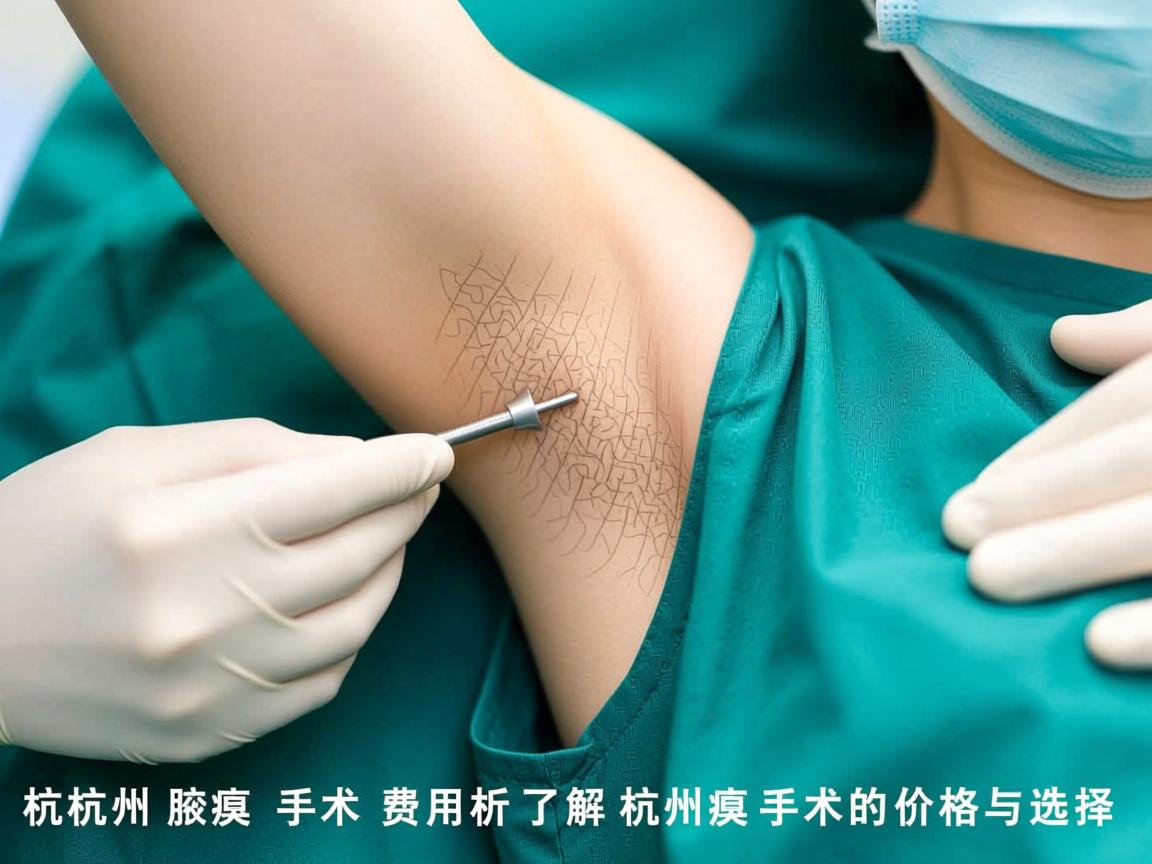 杭州腋臭手术费用解析，了解杭州腋臭手术的价格与选择