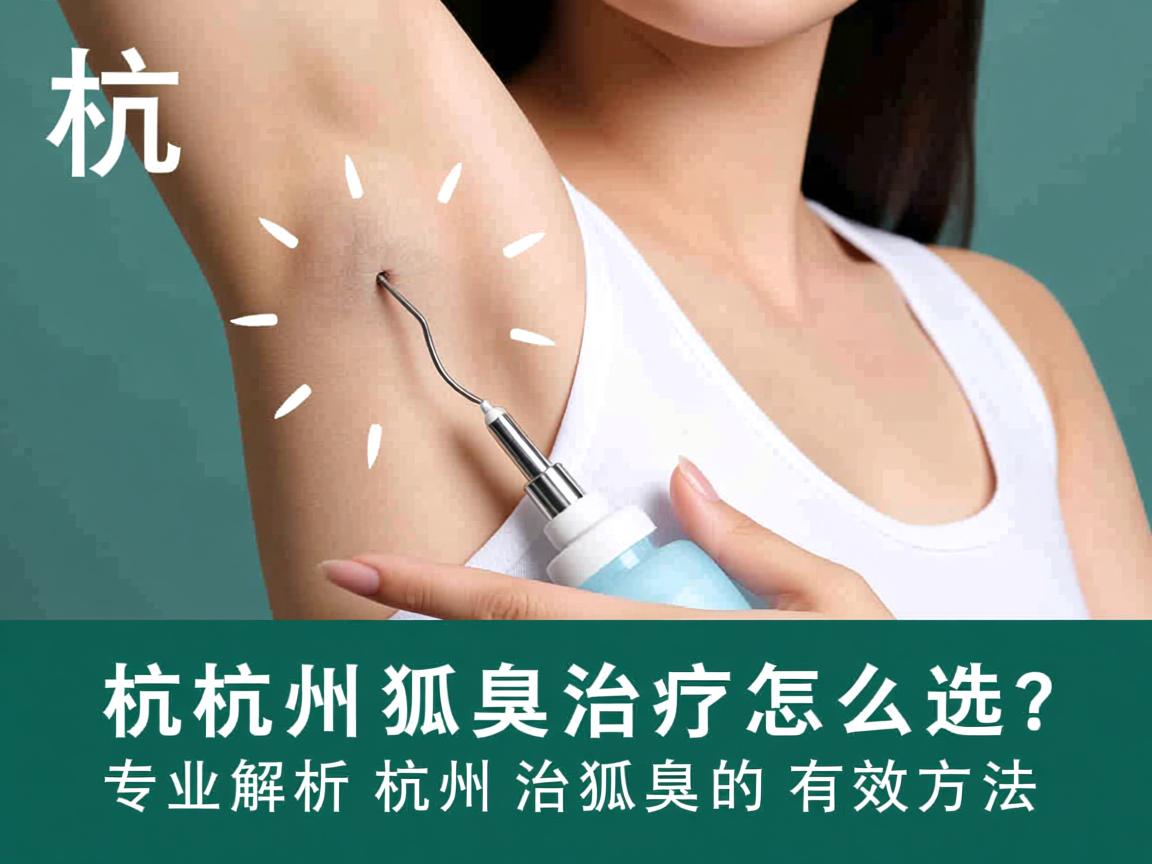 杭州狐臭治疗怎么选？专业解析杭州治狐臭的有效方法