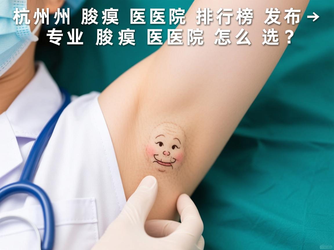 杭州腋臭医院排行榜发布，专业腋臭医院怎么选？