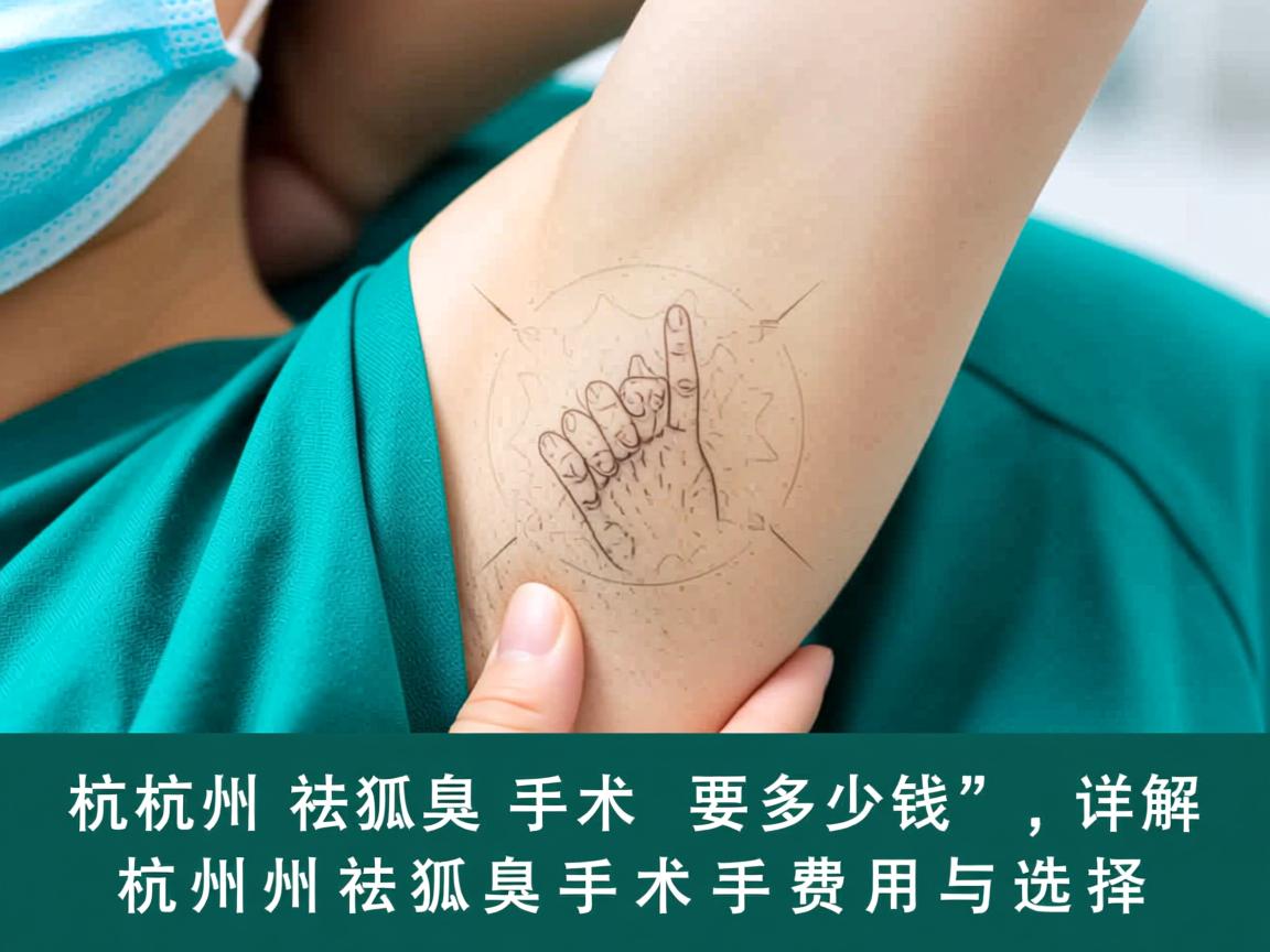 杭州祛狐臭手术要多少钱，详解杭州祛狐臭手术费用与选择