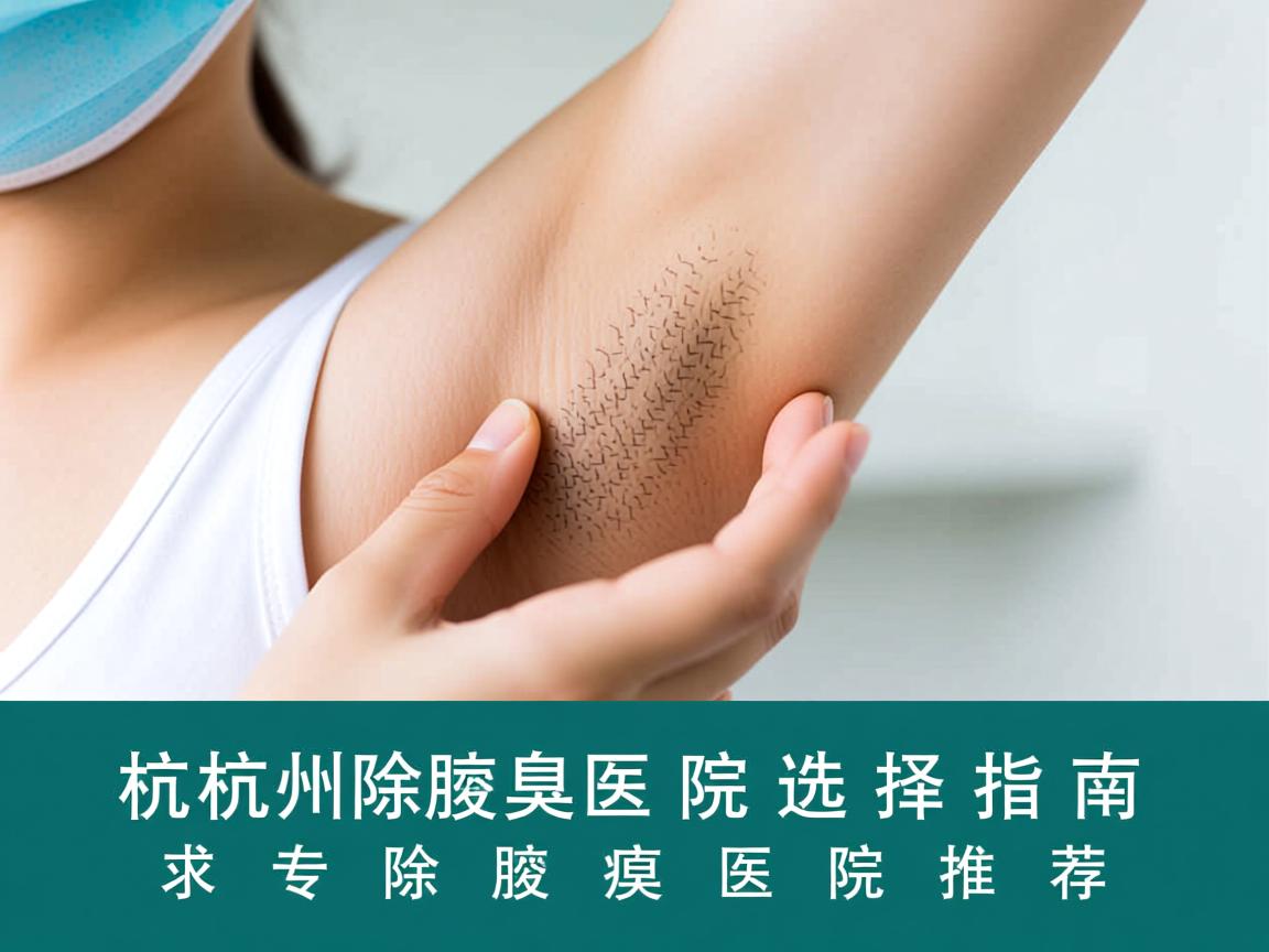 杭州除腋臭医院选择指南，专业除腋臭医院推荐