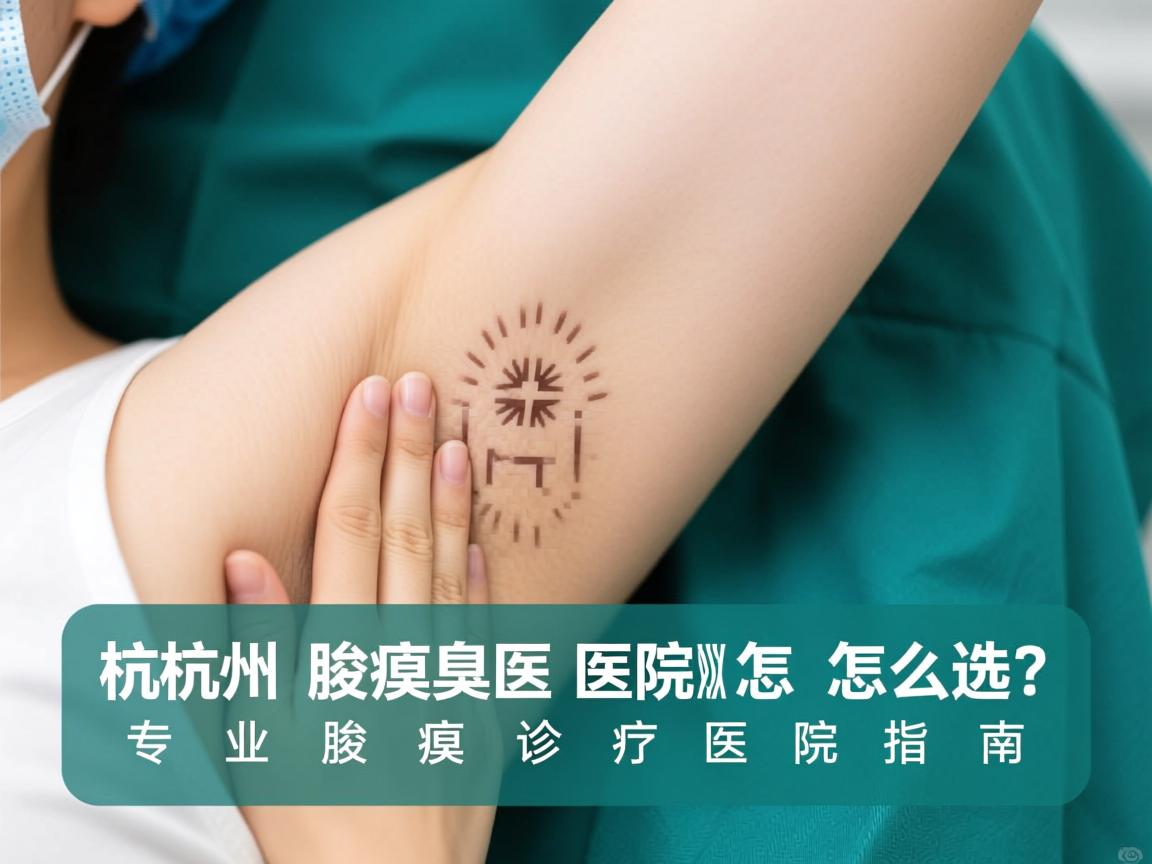 杭州腋臭医院怎么选？专业腋臭诊疗医院指南