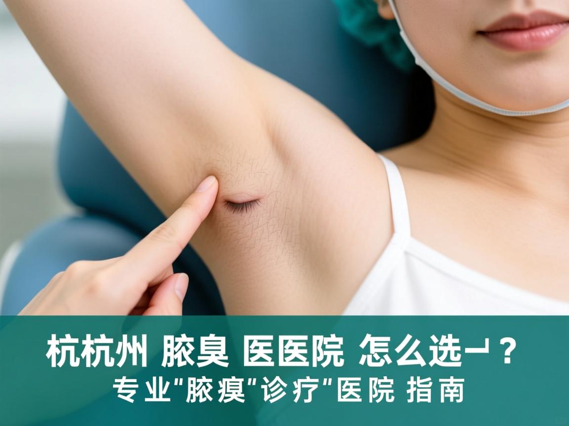杭州腋臭医院怎么选？专业腋臭诊疗医院指南