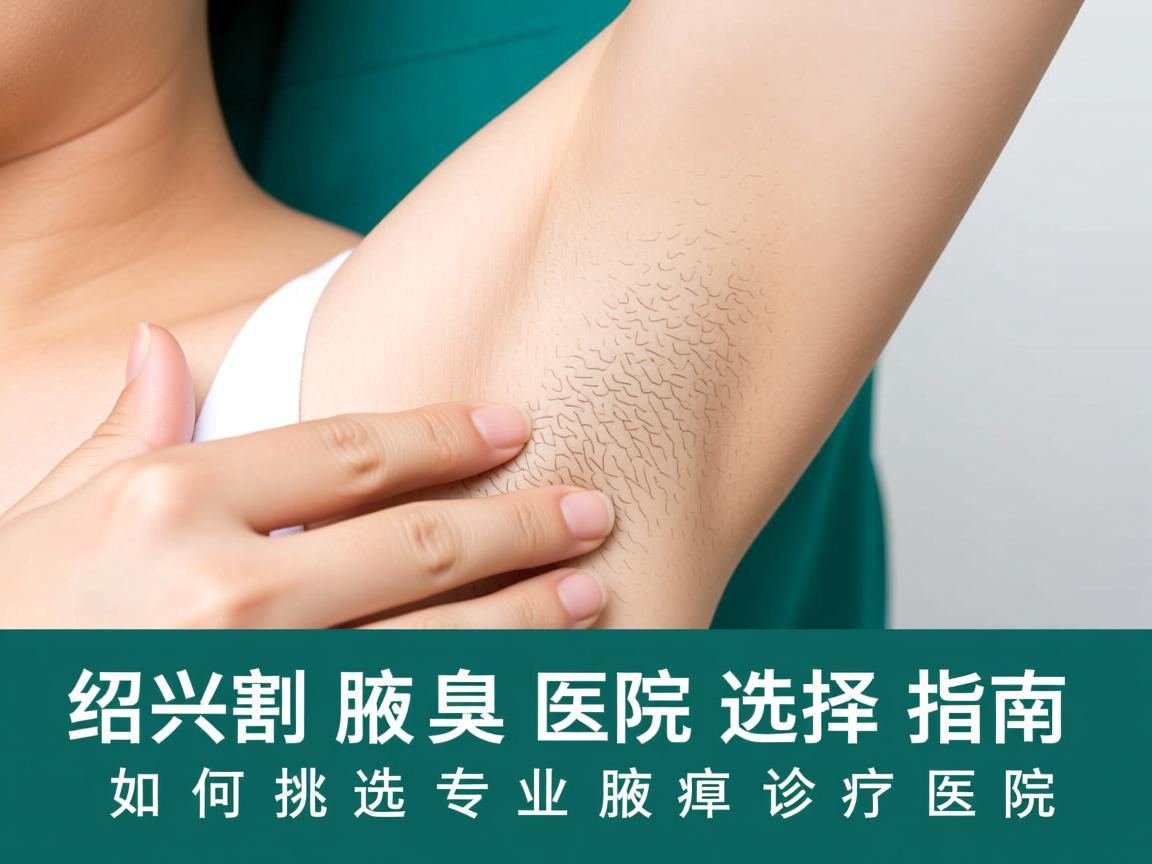 绍兴割腋臭医院选择指南，如何挑选专业腋臭诊疗医院
