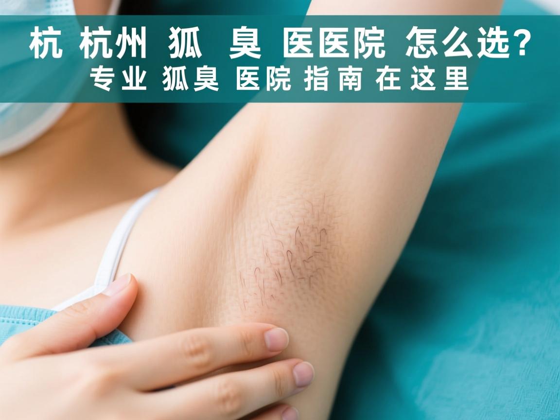 杭州狐臭医院怎么选？专业狐臭医院指南在这里