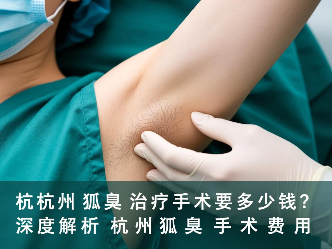 杭州狐臭治疗手术要多少钱？深度解析杭州狐臭手术费用