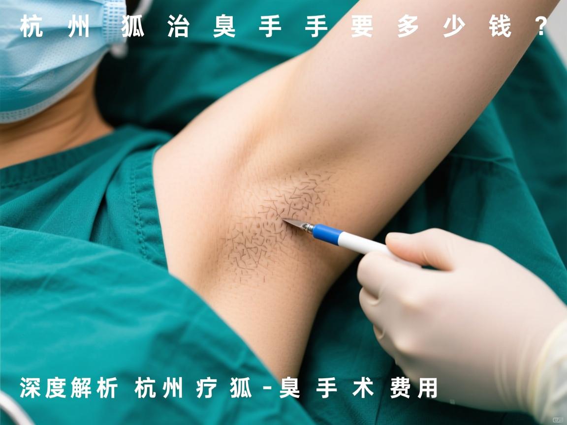 杭州狐臭治疗手术要多少钱？深度解析杭州狐臭手术费用