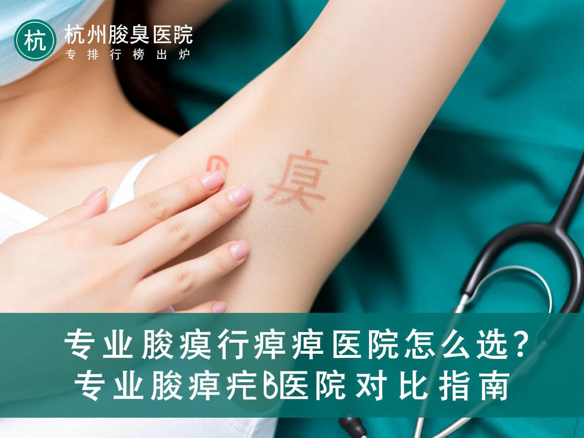 杭州腋臭医院排行榜出炉，专业腋臭医院怎么选？专业腋臭医院对比指南