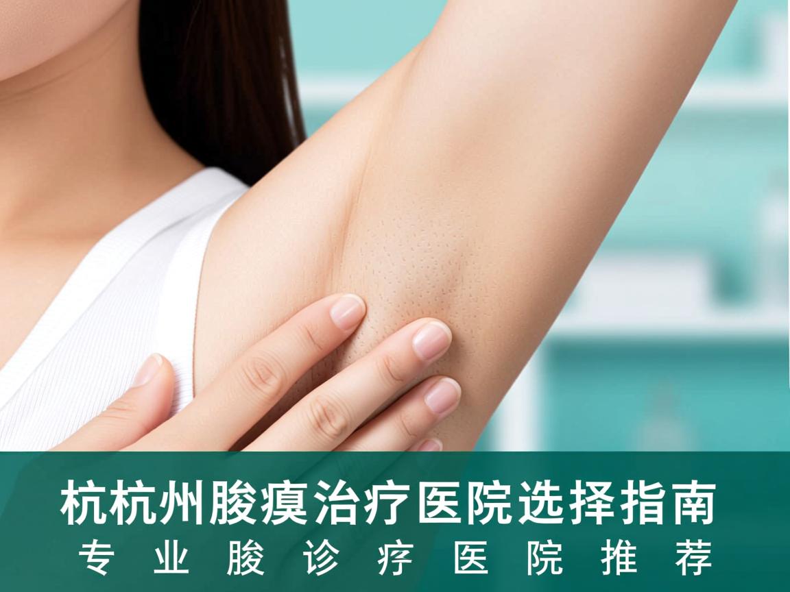 杭州腋臭治疗医院选择指南，专业腋臭诊疗医院推荐