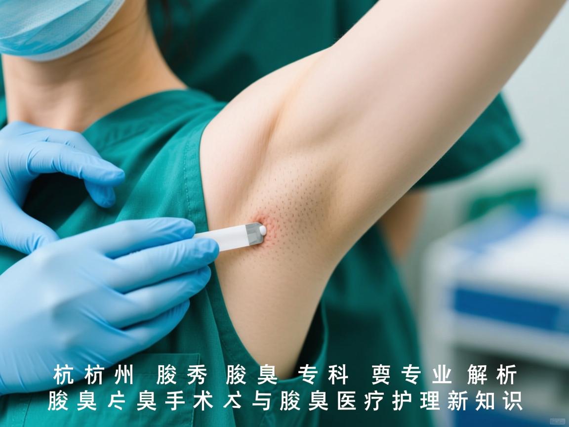 杭州腋秀腋臭专科，专业解析腋臭手术与腋臭医疗护理新知识