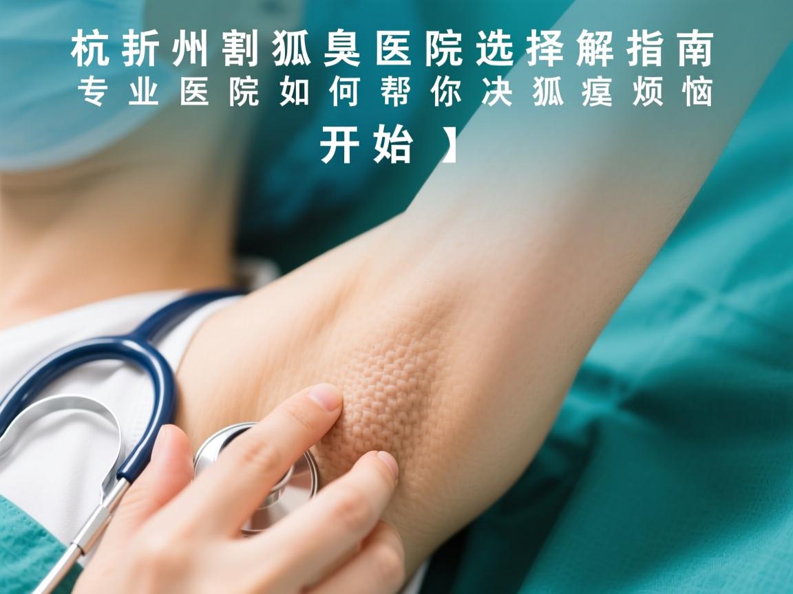 杭州割狐臭医院选择指南，专业医院如何帮你解决狐臭烦恼
开始）