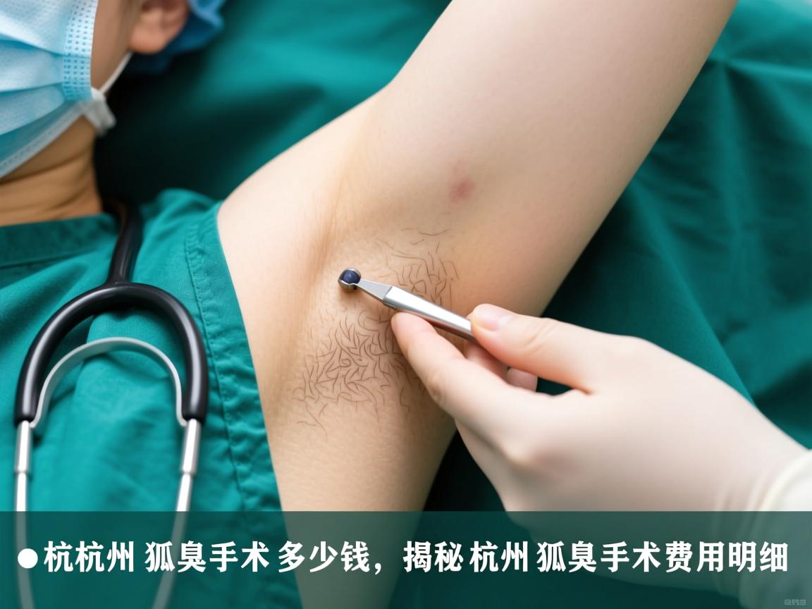 杭州狐臭手术多少钱，揭秘杭州狐臭手术费用明细